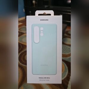 Samsung Silicone Case for Galaxy S25 Ultra - Mint Green